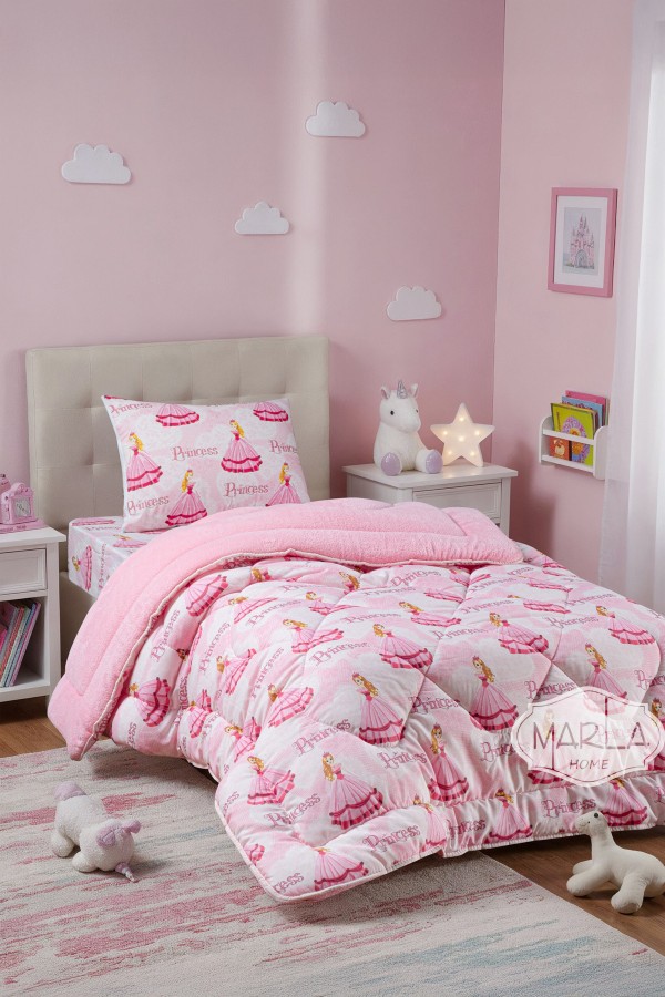 Tek Kişilik Welsoft Yorgan Uyku Seti | Lastikli Çarşaflı