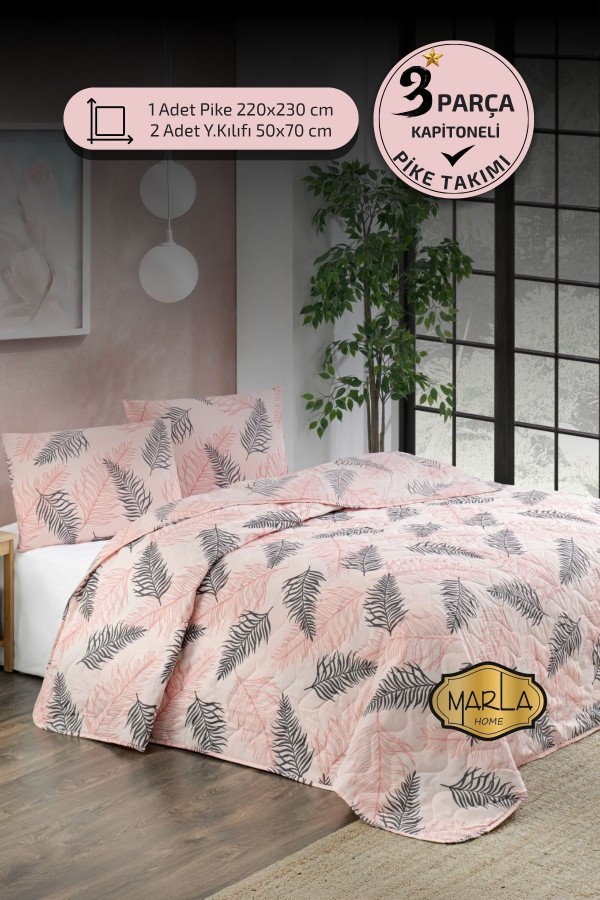 Çift Kişilik Pike Takımı | Battal Boy | 220x230 cm | Çok Ama&hellip;