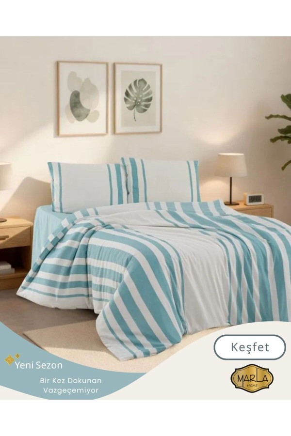 %100 Pamuk Çift Kişilik Nevresim Seti | Premium Kalite