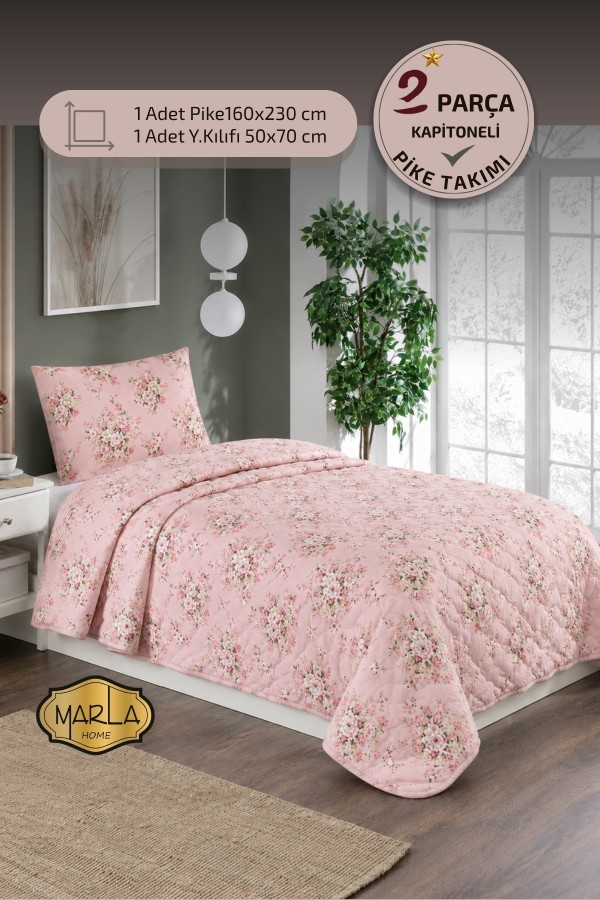 Tek Kişilik Pike Takımı | 160x230 cm | Çok Amaçlı Yatak Örtüsü & Battaniye
