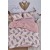Palm Pembe Desenli Çift Kişilik Çift Taraflı Wellsoft Yorgan Seti - Pembe - 195x215