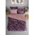Love Desenli Çift Kişilik Çift Taraflı Wellsoft Uyku Seti - Pembe - 195x215