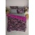 Love Desenli Çift Kişilik Çift Taraflı Wellsoft Uyku Seti - Mor - 195x215