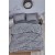 Pofuduk Çift Kişilik Wellsoft Line Desenli Çift Taraflı Yorgan Seti - Line Gri - 195x215