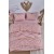 Star Pembe Desenli Çift Kişilik Çift Taraflı Wellsoft Yorgan Seti - Pembe - 195x215