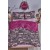 Love Mürdüm Desenli Çift Kişilik Çift Taraflı Wellsoft Yorgan Seti - Mor - 195x215