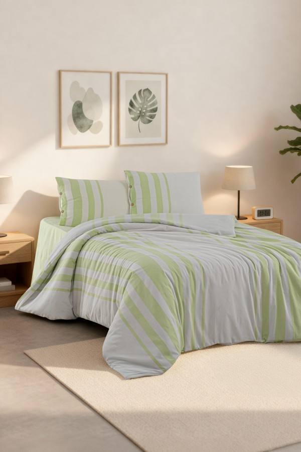 Brillant %100 Pamuk Çift Kişilik Nevresim Seti (Premium Ka