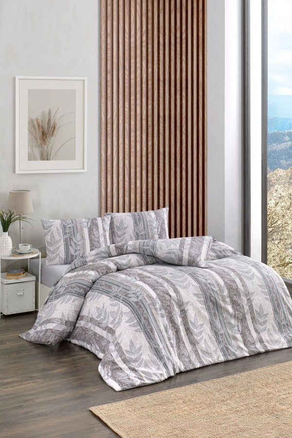 Çift Kişilik Nevresim Takımı | Pamuklu | Lastikli Çarşaflı