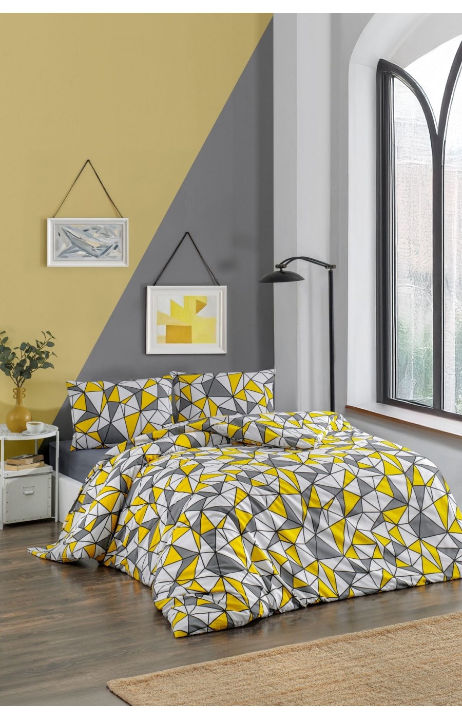 Çift Kişilik Nevresim Takımı | Pamuklu | Lastikli Çarşaflı