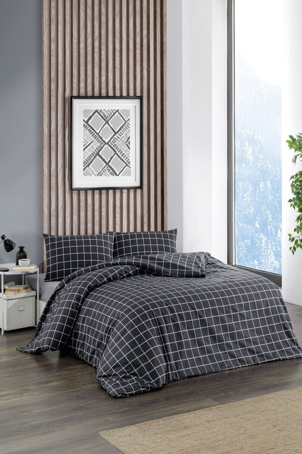 Çift Kişilik Nevresim Takımı | Pamuklu | Lastikli Çarşaflı