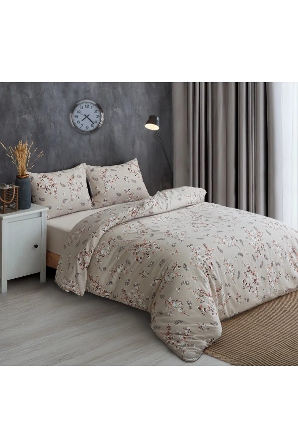 Çift Kişilik Nevresim Takımı | Pamuklu | Lastikli Çarşaflı