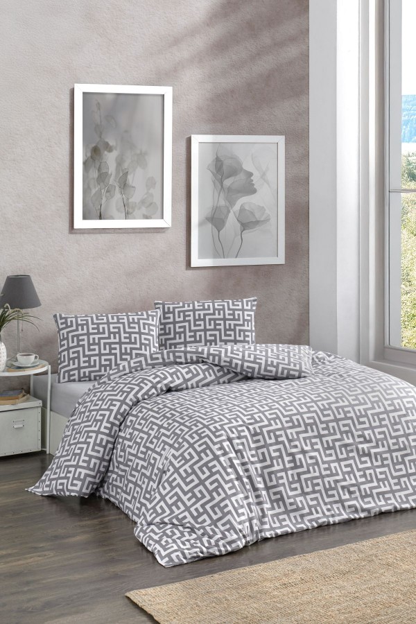 Çift Kişilik Nevresim Takımı | Pamuklu | Lastikli Çarşaflı