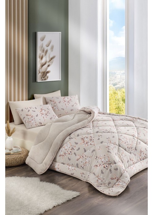 Çift Kişilik Welsoft Uyku Seti | Lastikli Çarşaflı | Bahar