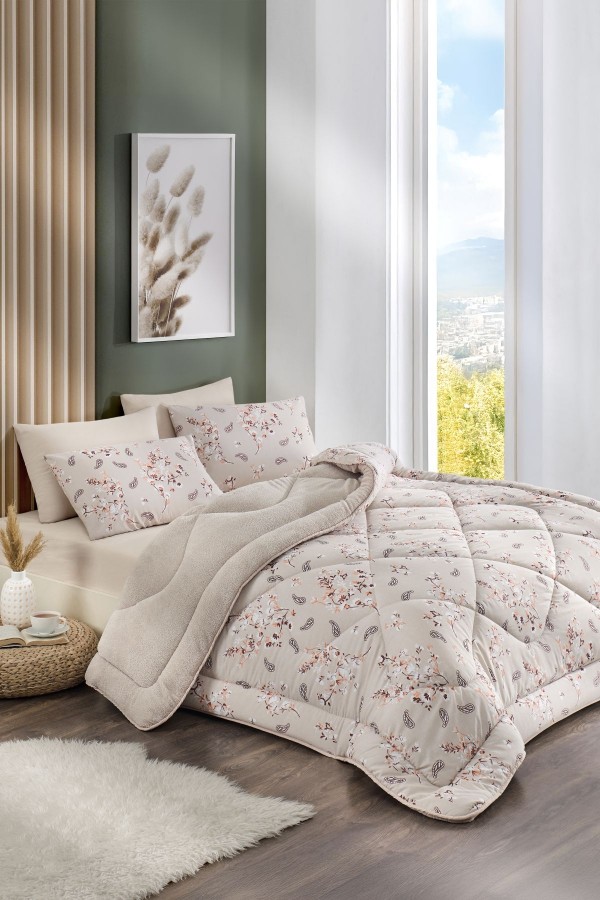 Çift Kişilik Welsoft Uyku Seti | Lastikli Çarşaflı | Bahar&hellip;